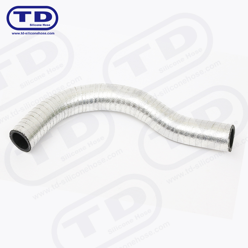 Aluminium innpakket silikonslange